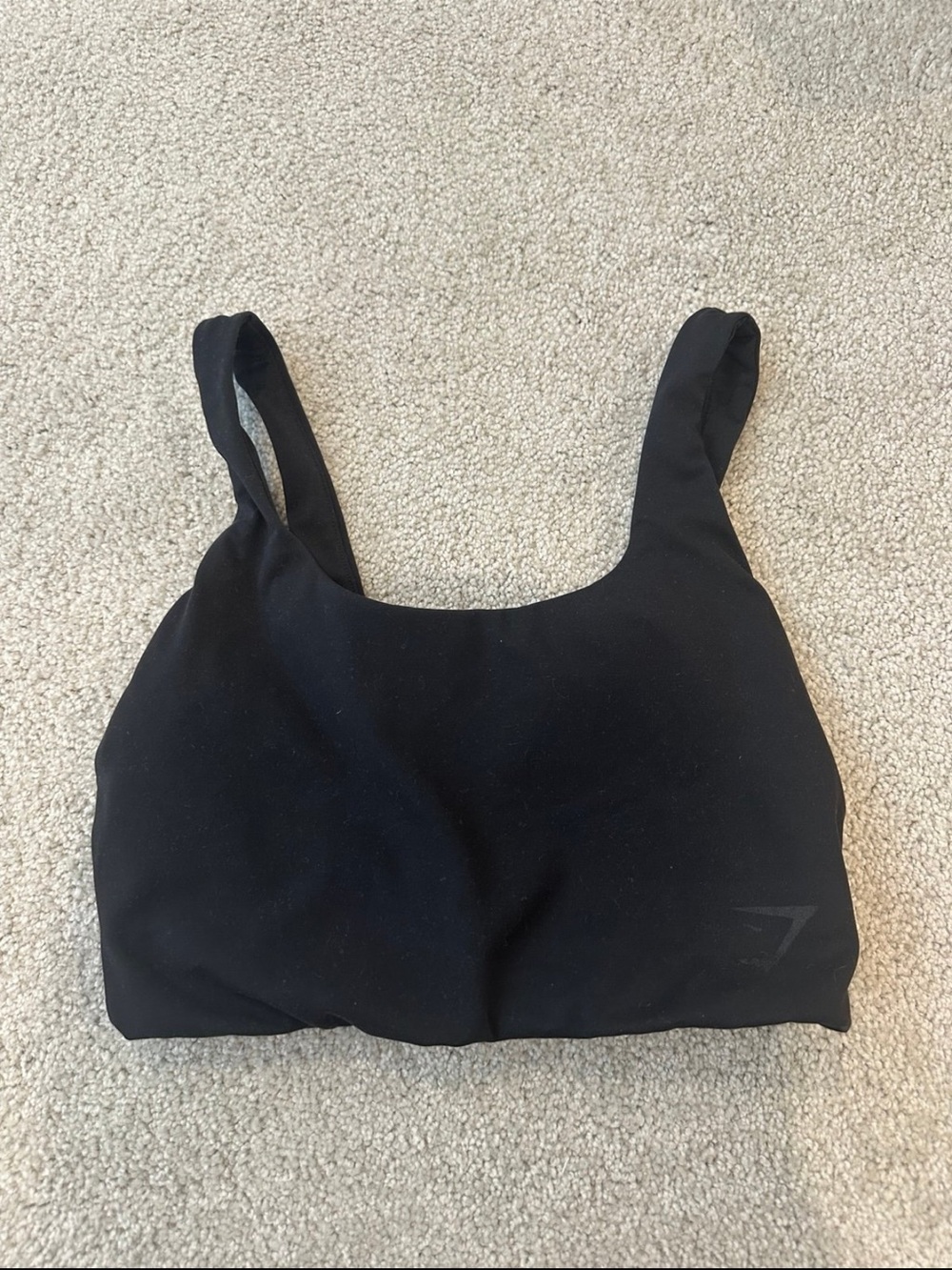 Gymshark Black Seamless Padded Sports Bra